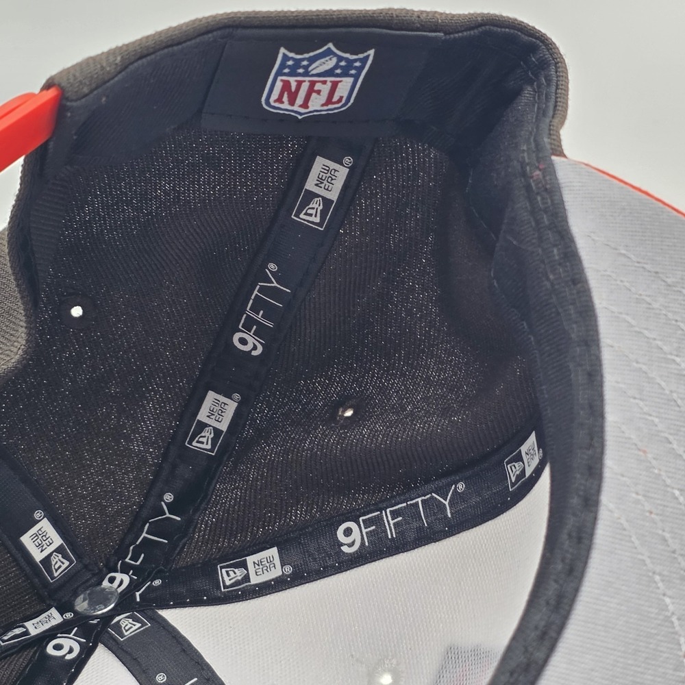 New Era Cleveland Browns 9Fifty Adjustable Snapback Hat Cap Embroidered Official - Picture 8 of 8